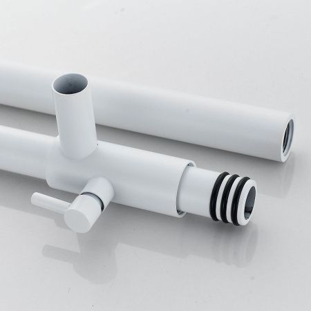 Душевая стойка Shevanik S6826C настенная цвет белый