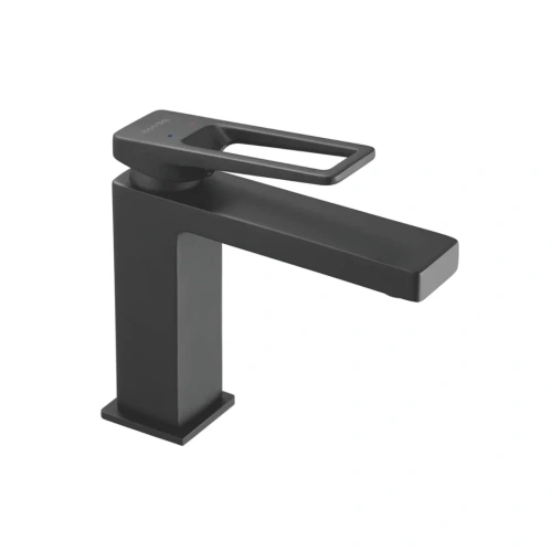 Смеситель Shevanik S6801H на раковину черный - фото 2