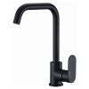 Смеситель для кухни Wasserkraft Elbe 7400 7407 на мойку черный