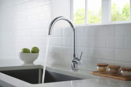 Смеситель для кухни Aquatek ЕВРОПА AQ1382CR на мойку хром