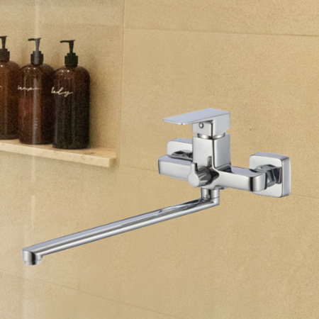 Смеситель для ванны WesnaArt Narcis NAR06-320-25221 настенный хром