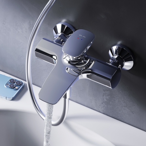 Смеситель для ванны и душа Am.Pm Spirit V2.0 F70A10000 настенный хром без термостата - фото 3