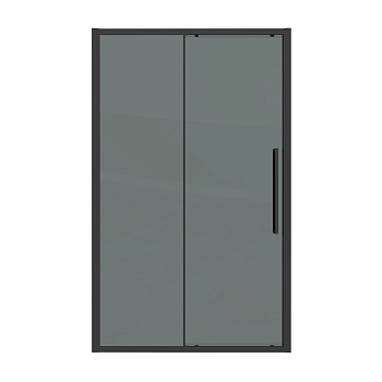 Душевая дверь Grossman Cosmo 100.K33.02.130.21.10 130х195 стекло тонированное профиль черный матовый