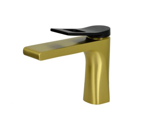 Смеситель Bronze de Luxe Element EL02GB на раковину золото - фото 2