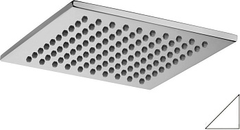 Верхний душ Paffoni Syncro ZSOF075BO белый