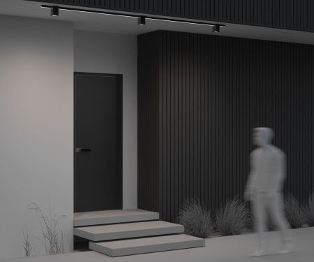 Уличный трековый светодиодный светильник Maytoni Outdoor Alfa O-TR01-3-S-16WB3K