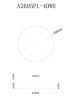 Светильник потолочный Arte Lamp Kurhah (Курхах) A2695PL-40WH