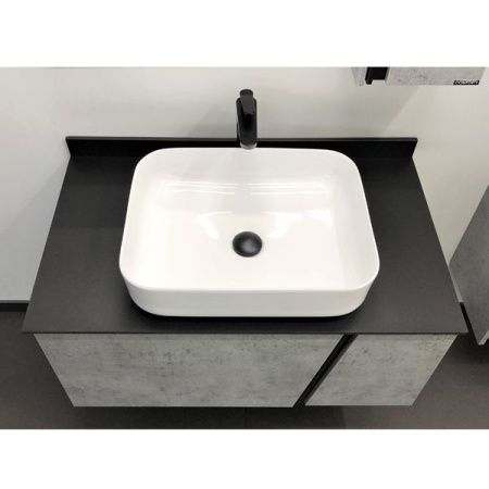 Тумба с раковиной Comforty Эдинбург 00004147997CF 90х50 подвесная цвет серый