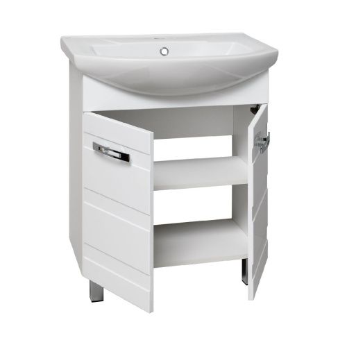 Тумба под раковину Runo Турин УТ000002093 60х30 напольная цвет белый - фото 2