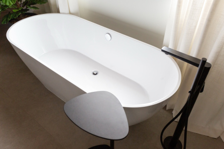 Ванна из литьевго мрамора Эстет Майами ФР-00016722 150х75 отдельностоящая овальная