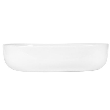 Раковина из сантехнического фарфора Bond Oval S59-600 60х40 накладная цвет белый без отверстий под смеситель