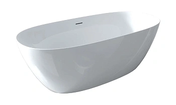 Ванна акриловая Riho ALPHA B092001005 170х80 пристенная овальная с ножками Ванна акриловая Riho ALPHA B092001005 170х80 пристенная овальная с ножками