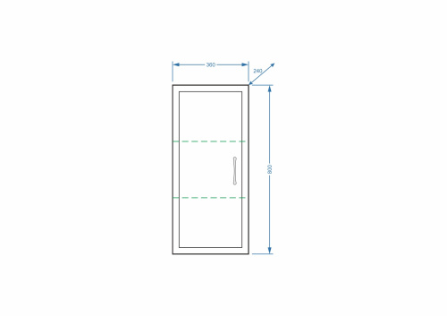 Шкаф Stella Polar Концепт SP-00000138 36х24х80 подвесной цвет белый - фото 2