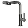 Смеситель для кухни Rush Tinos TI3732-18Grey на столешницу графит