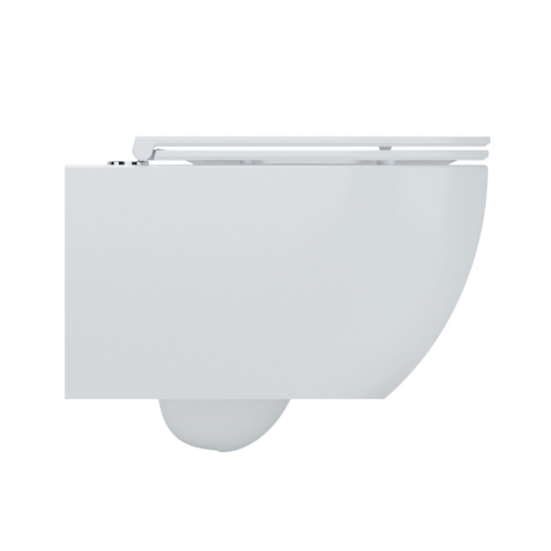 Унитаз подвесной Art&Max Bari AM823-V/SC белый с сиденьем микролифт смыв торнадо - фото 3