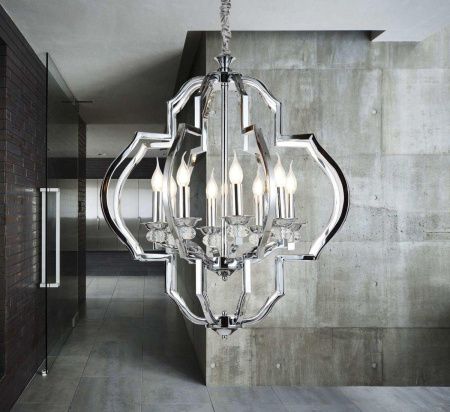 Люстра подвесная Lumina Deco Cesaro (Цесаро) LDP 17078-8 CHR