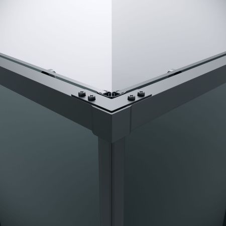 Душевая дверь Grossman Galaxy 1/2.K33.01.90.21.10 90х195 стекло тонированное профиль черный