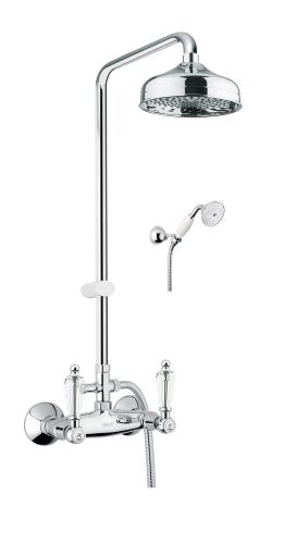 Душевая стойка Fiore 08CR0620 настенная цвет хром - фото 2