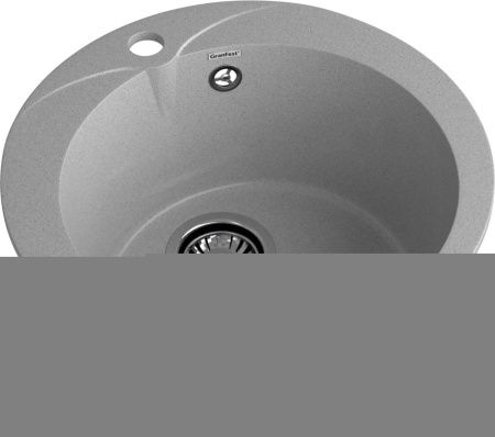 Кухонная мойка Granfest Rondo R-480 серый 50х50 цвет серый поверхность матовая