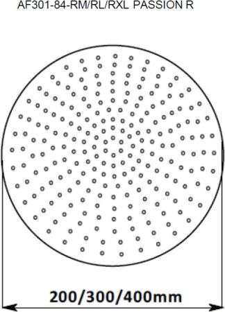 Верхний душ Aquanet Passion AF301-84-RM 20х20 хром