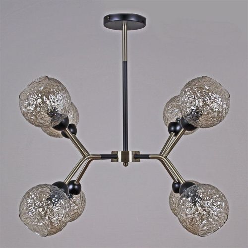 Люстра на штанге Illumico IL0268 IL0268-8PSQ-79 BK AB - фото 2