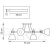 Люстра на штанге Lightstar Acrobata (Ацробата) 761067