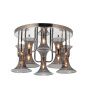 Люстра потолочная Lumina Deco Warni (Варни) LDC 6819-5 GY