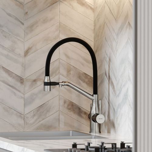 Смеситель для кухни Sancos Orta SC4008BN на мойку никель - фото 4