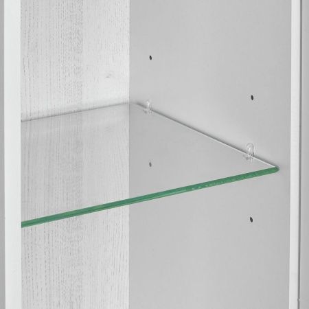 Шкаф Aquaton Сакура 1A220803SKW8R 30х100 подвесной цвет бежевый/белый