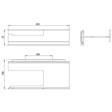 Бумагодержатель Emco Aura 8500 134 01