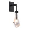 Бра Delight Collection Raindrop (Раиндроп) MT9093-1W black brushed gold