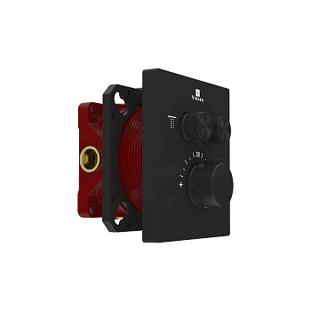 Смеситель для душа Vincea VSCV-321T-MMB встраиваемый в стену черный матовый