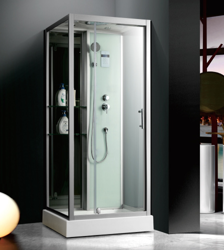 Душевая кабина Frank 2015338 100х85 с крышей ориентация универсальная - фото 2 Душевая кабина Frank 2015338 100х85 с крышей ориентация универсальная - фото 2