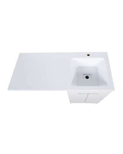 Тумба с раковиной Orange Sistema STD-110TUW+RAR 110x48x90,6 - фото 5