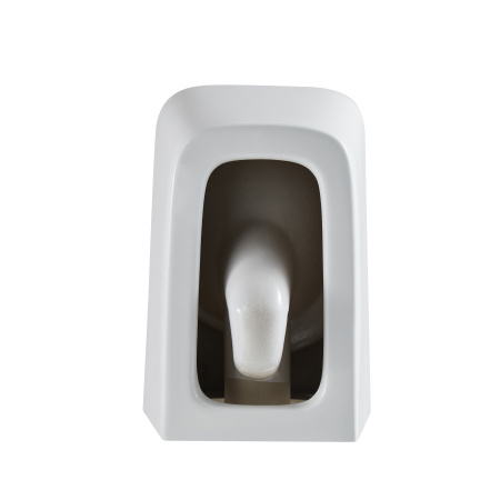 Унитаз подвесной Grossman Торнадо GR-4441SQ белый с сиденьем микролифт безободковый смыв торнадо