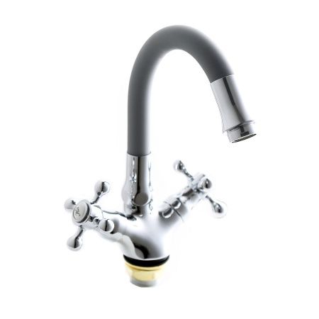 Смеситель для кухни Fashun A4419-B7267 на мойку хром/серый