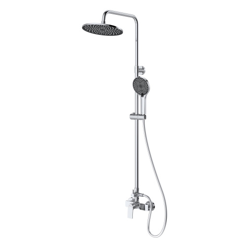 Комплект: стойка со смесителем BelBagno MARINO MARINO-DOCM/LVM-CRM настенный хром - фото 4