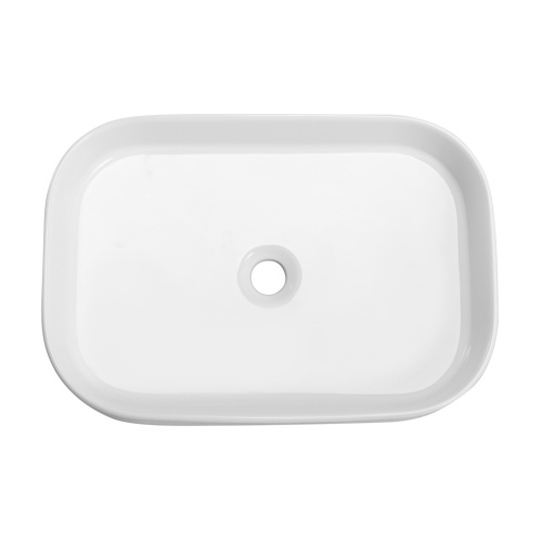 Раковина керамическая Cezares CZR-6451 39х57 накладная цвет белый без отверстий под смеситель - фото 3