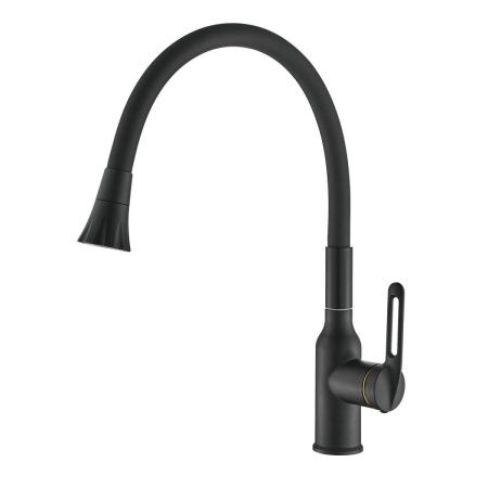 Смеситель для кухни Raffine F303H-3 на мойку черный