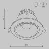 Светильник встраиваемый Maytoni Technical Yin DL031-L12W4K-W