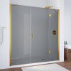 Душевая дверь Vegas-Glass AFP-F TUR+NOVO AFP-F TUR NOVO h1890 130 09 07 R 130х190 стекло тонированное профиль золото