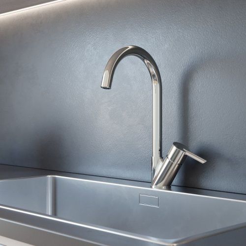 Смеситель для кухни IDDIS Kitchen Line K11SB0Ji05 на столешницу хром - фото 2