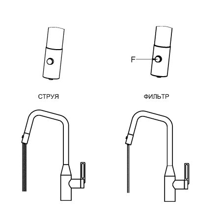 Смеситель для кухни Granula 8171, АЛЮМИНИУМ на мойку алюминиум