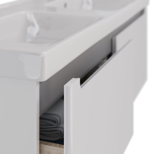 Тумба под раковину LeMark Buno mini LM05BM125T 120х44,5х39,2 подвесная - фото 4