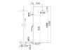 Душевая стойка Mamoli Pico 382702560021 настенная хром