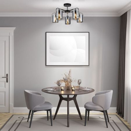 Люстра на штанге Escada Elegant (Елегант) 671/5P Chrome