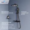 Душевая стойка RGW Shower Panels (Шоувер панелс) 51140134-04 настенная цвет черный с термостатом