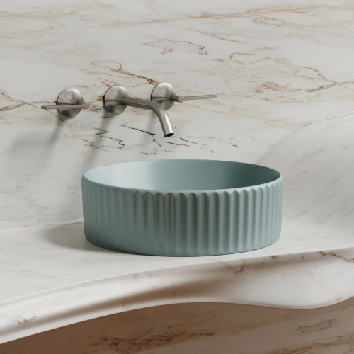 Раковина Ceramica Nova ELEMENT 36 см CN6057MLG накладная цвет зеленый матовый - фото 3