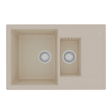 Кухонная мойка LeMark Ramza 760 9910038 76х50 цвет бежевый поверхность матовая