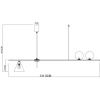 Люстра на штанге Arte Lamp Jacob (Джацоб) A7029PL-3BK